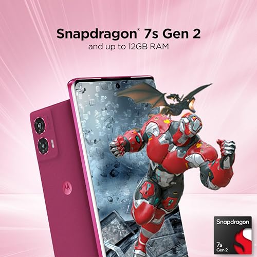Moto Edge 50 Fusion 5G (Hot Pink, 8GB RAM, 128GB Storage) | Snapdragon 7s Gen 2 & Upto 16 GB RAM | 50MP + 13MP | 32MP Front Camera | Full HD+ pOLED... - Image 6