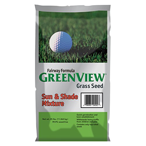 GreenView Fairway Formula Grass Seed Sun & Shade Mixture, 25 lb Bag GreenView Fairway Formula Grass Seed Sun & Shade Mixture, 25 lb Bag