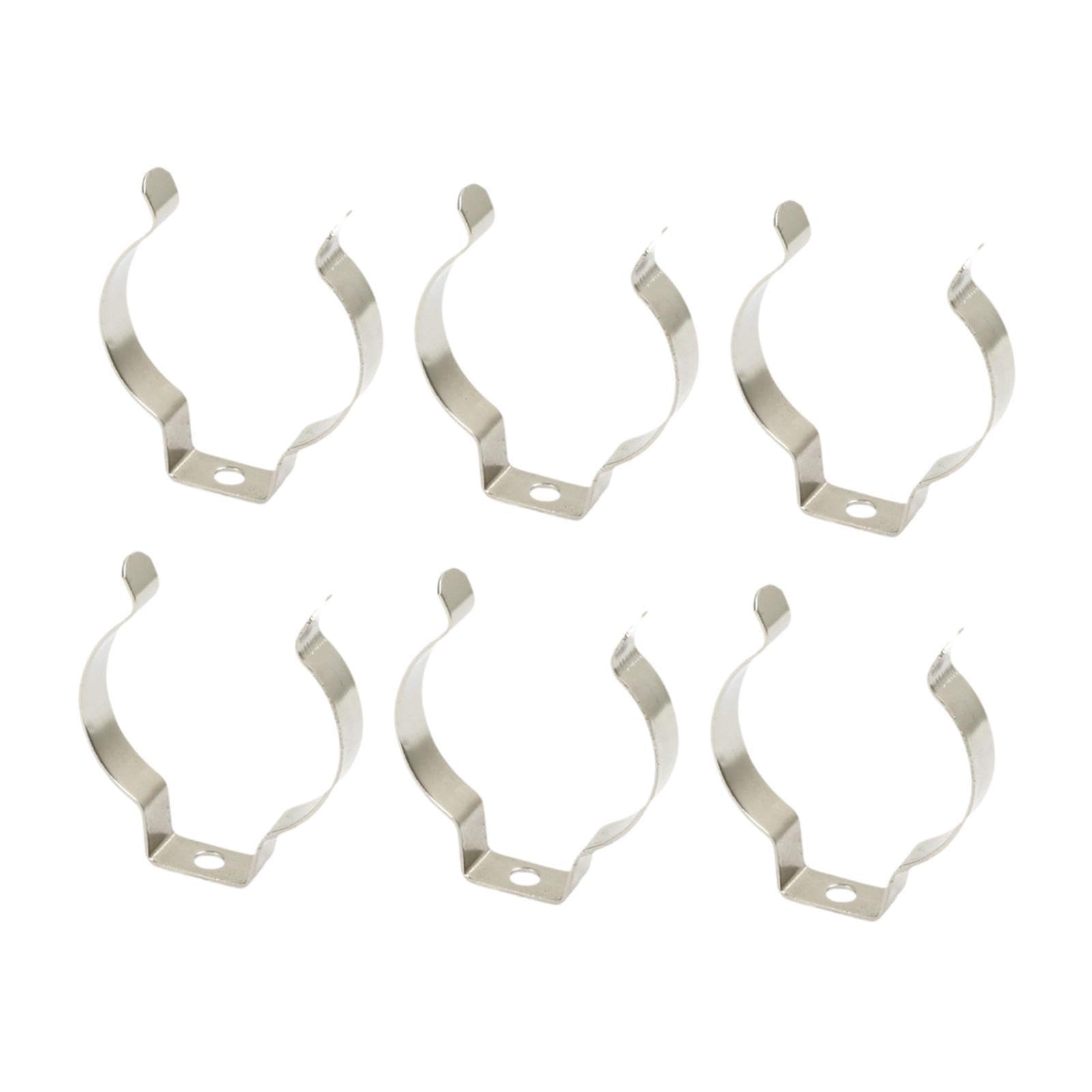6X T12 Clips Holder Bracket Pipe Clamps Easy to Install Mounting Accessories Steel | Home & Garden | Lamps, Lighting & Ceiling Fans | Lighting Parts & Accessories-image-17
