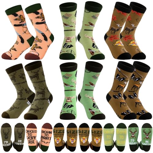 Glitopper 6 Pairs Funny Theatre Socks for Men Women Gifts Clothing Broadway Musical Theater Lover Gifts Drama Socks