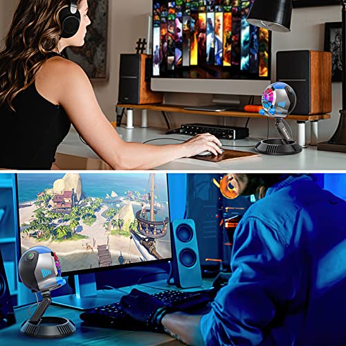 Usb Gaming Rgb Microphone For Computer, Ps4, Ps5 And Mac, Tap-To-Mute Sensor, Cardioid Polar Pattern, Great For Gaming, Streaming, Podcasts, Twitch, Youtube, Discord #TOP5