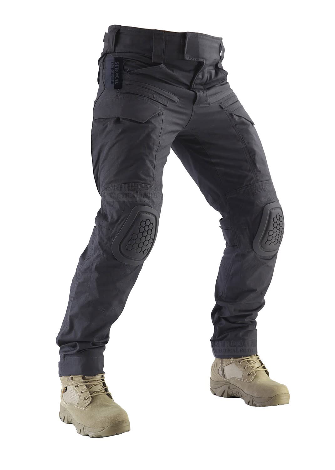 ZAPT Combat Pants Men's Airsoft Paintball Tactical Pants with Knee Pads Hunting Camouflage Military Trousers