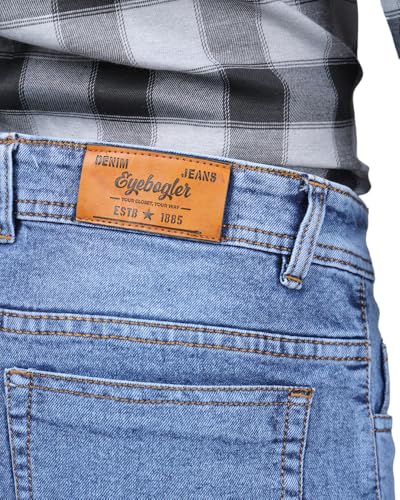 Image of Noble Monk Men Mid Rise Nobel Monk Regular Fit Denim Jeans | Jeans Pants