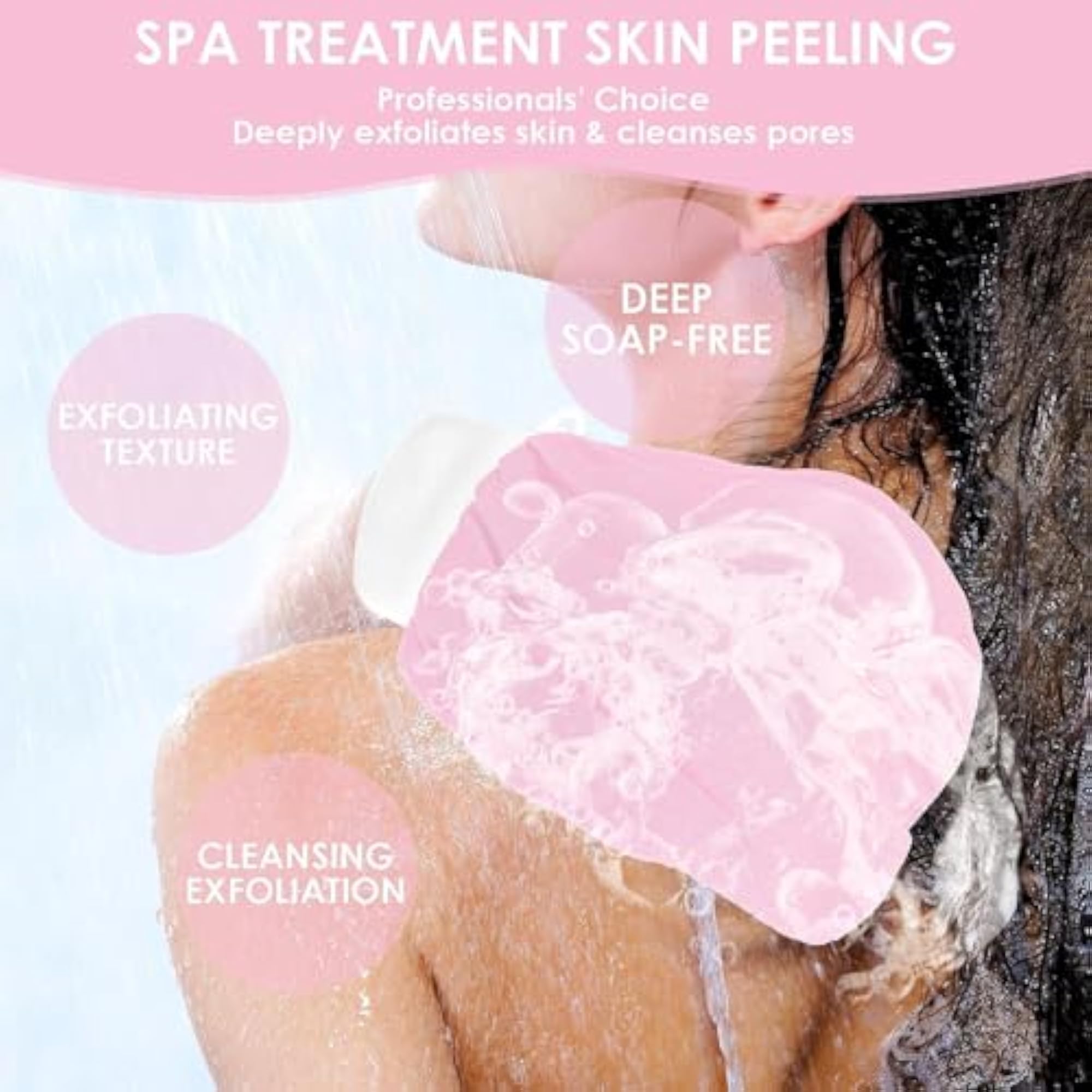 Gentle Bath Glove Scrub for Dead Skin, Unisex