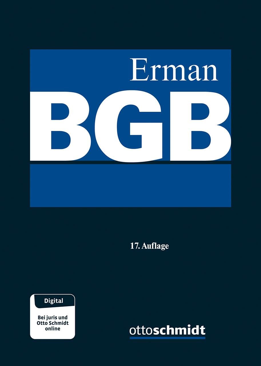 BGB: Kommentar mit Nebengesetzen (AGG, BVersTG, EGBGB, ErbbauRG, ProdhaftG, VBVG, VersAusglG, WEG – teils in Auszügen) und Internationalem Privatrecht