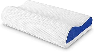LANGRIA Memory Foam Pillow for Sleeping, Contour Orthopedic Cervical Pillow for Neck Pain, Adjustable Side Sleeper Bed Pillow Support for Back, Stomach, Side Sleepers with Breathable Cover,CertiPUR-US - coolthings.us
