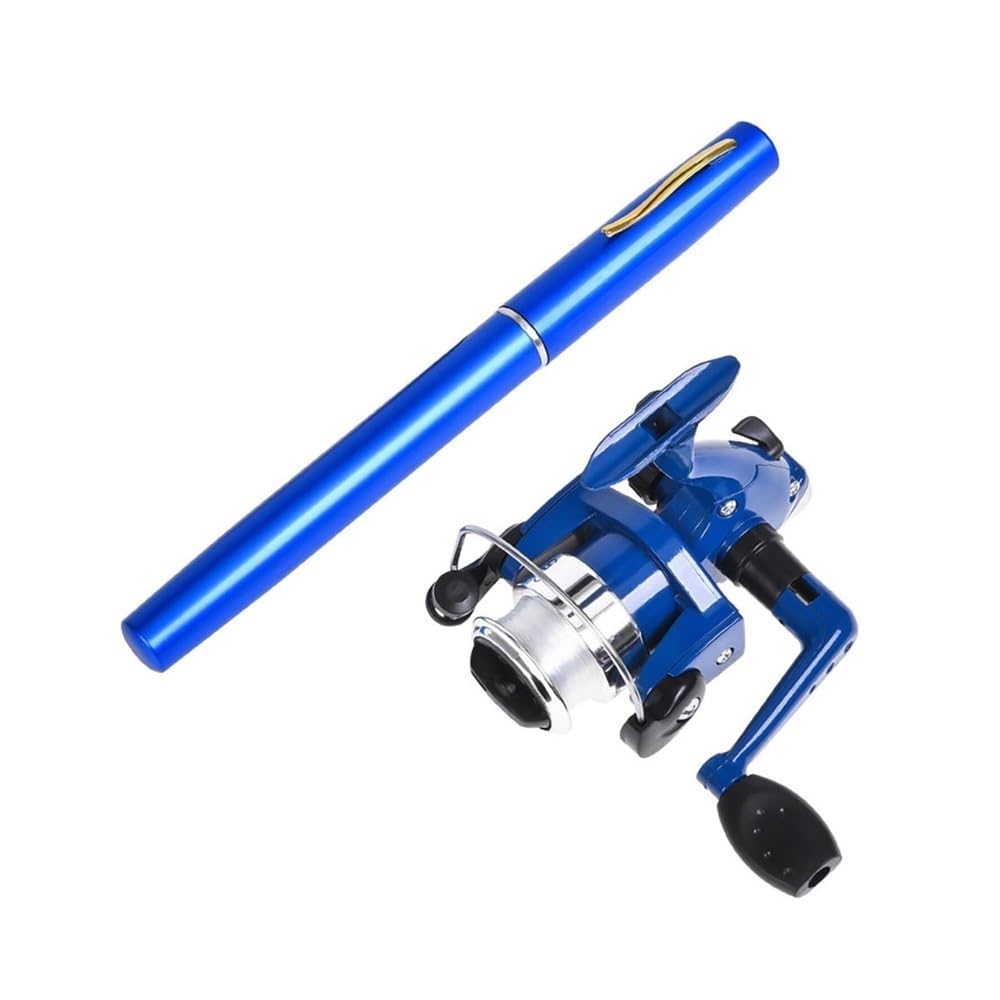 Wędki, Pen Fishing Rod Kit Ultimate Telescopic Rod & Reel Combo for On-The-Go Anglers, Perfect for Saltwater to Freshwater Adventures Sprzęt wędkarski