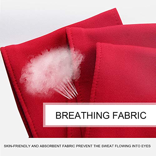 KKmoon Faixa de cabelo absorvente esportiva, umidade, faixa de cabelo de suor para correr, tênis, vô