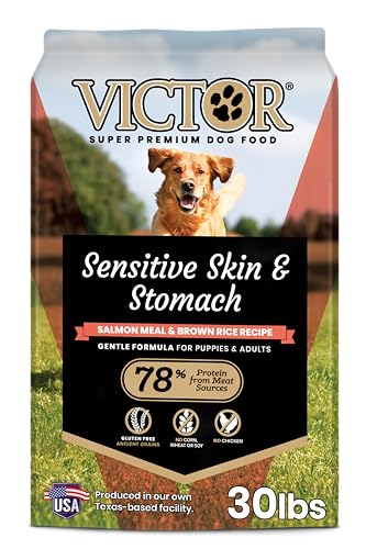 Image of VICTOR Sensitive Skin & Stomach - Salmon Meal & Brown Rice Dog Food, 30 lb