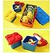 Oxford Brick Lunch Boxes Bento for Children Toddler Kids to Go for Travel and Picnic (Non-Toxic Material Used Product) (Bento)