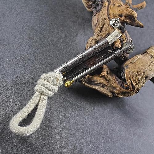Encendedor Vintage de Metal con Cuerda a Prueba de Viento miniatura 2