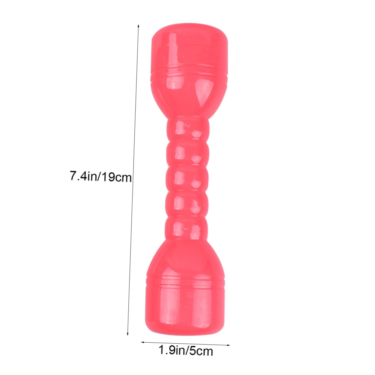 POPETPOP 1Pair Ergonomic Plastic Dumbbells for Vibrant Red Exercise Barbells for Kindergarten Morning Activities Enhancing Coordination and for Boys