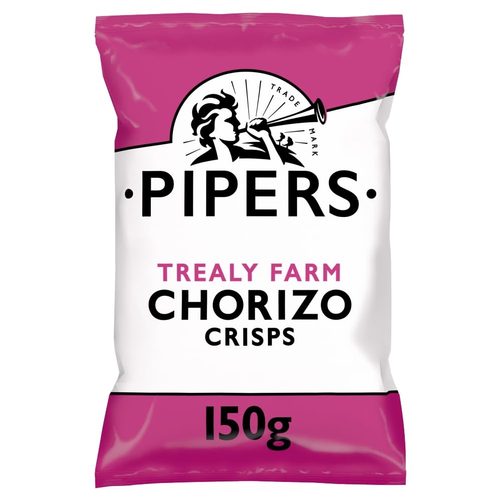 Pipers Trealy Farm Chorizo Crisps Sharing Bag 150g