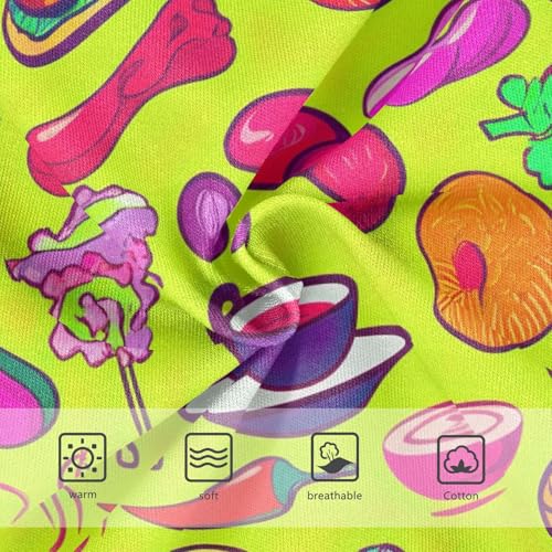 Cotton Toddler Underwear Custom Cute Colorful Food Green Girl Panties Cute Flower Undies Kids Briefs 2t3