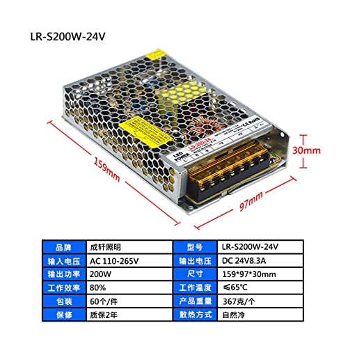 Alimentation à découpage Ming boîtier premium basse tension 24V
