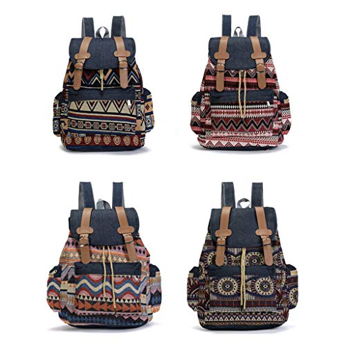 Sac à dos bohème en toile légère pour soulager le dos - 6