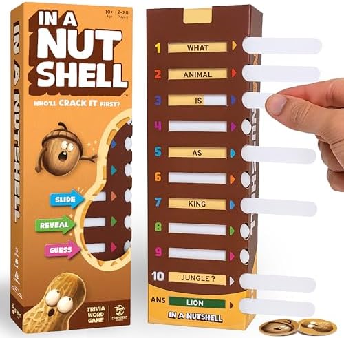 in A Nutshell: Slide & Reveal Word Guessing Board Game with 450+ ...