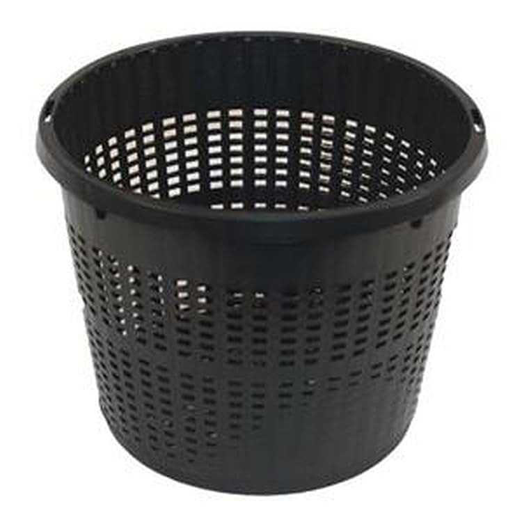 Pond Plant Baskets - Hessian Liners - Aquatic Marginal Pots (1, 13cm Round (1 Litre))