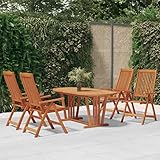 Photo Gallery pueoszx set di tavolo e sedie da giardino 5 pz set di mobili con tavolo set da salotto per esterni arredamento da esterno facile manutenzione per patio giardino o soggiorno marrone Photo Gallery pueoszx set di tavolo e sedie da giardino 5 pz set di mobili con tavolo set da salotto per esterni arredamento da esterno facile manutenzione per patio giardino o soggiorno marrone
