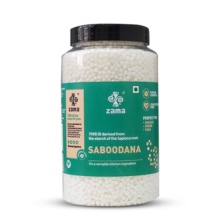 Saboodana 1kg PET Jar | Tapioca Sago Pearls | Vrat Special Saboodana | Whole Saboodana | Gluten Free | No Added Preservatives | No Additives | Vrat Special | Energy Booster | Improves Heart Health (B09XR4HV6F) Amazon Price History, Amazon Price Tracker