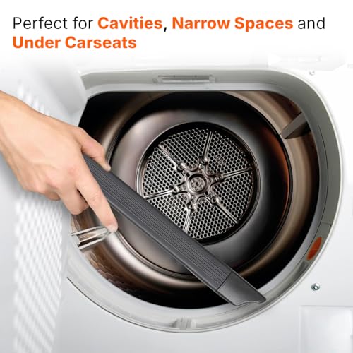 Image of SEZNIK Long Flexible Crevice Cleaning Attachment for Vacuum Cleaner - Narrow Gap Nozzle Turbo, Mighty & All-in-One Vacuum Cleaner Models | Sofa, Car, Bed & Corner Cleaning Tool