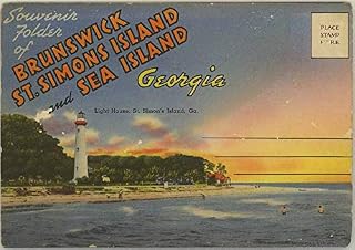 Brunswick St. Simons & Sea Island Georgia - 1941 Souvenir Postcard Folder