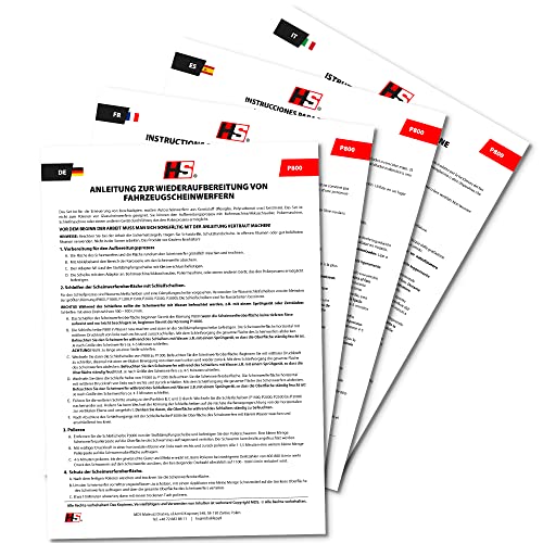 Renovateur phare voiture - HS kit renovation phare voiture - Polish phare voiture - Kit polissage phare voiture - Kit nettoyage phare voiture – Image 6