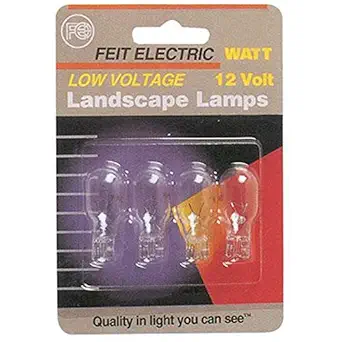 Feit Electric BPLV522/4/RP 11 Watt Low Voltage Landscape Light Bulbs 4 Count