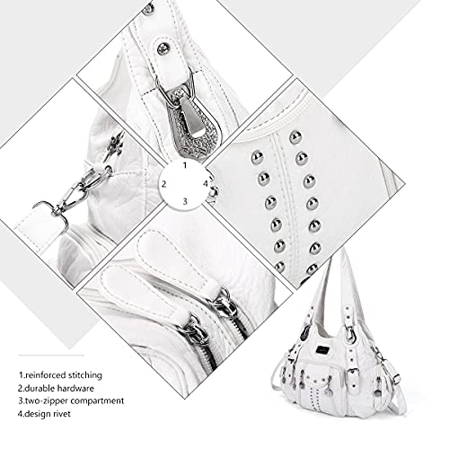Image of Angel Kiss Purses for Women Soft PU Leather Large Hobo Bags for Women Shoulder Bag | Soft