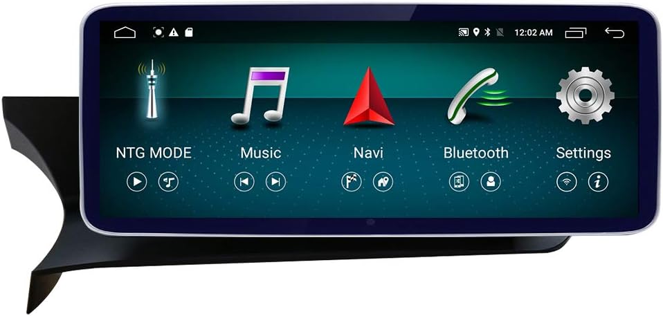 Road Top 10.25" Car Screen for Mercedes Benz C CLK Class W204 2011-2014 Year, Blue-ray Anti-Glare 1920x720 Resolution 64GB ROM Car Touchscreen Navigation Stereo Radio