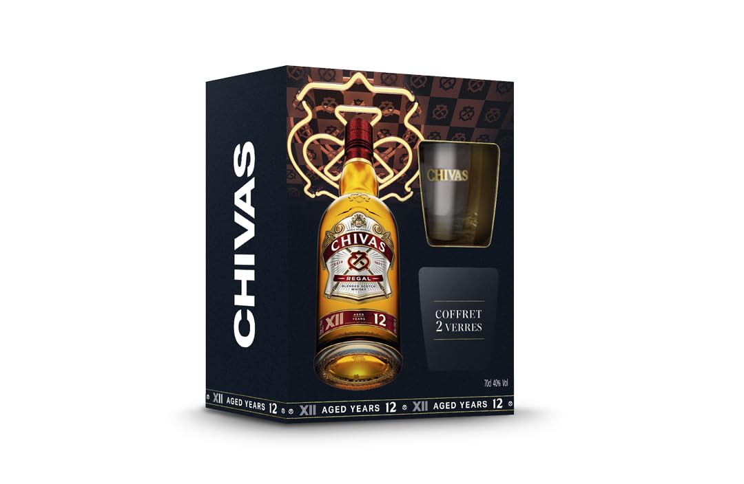 Bouteille Chivas Regal 12 ans 4,5L vide avec support – Idéal déco bar / cave - Décoration
