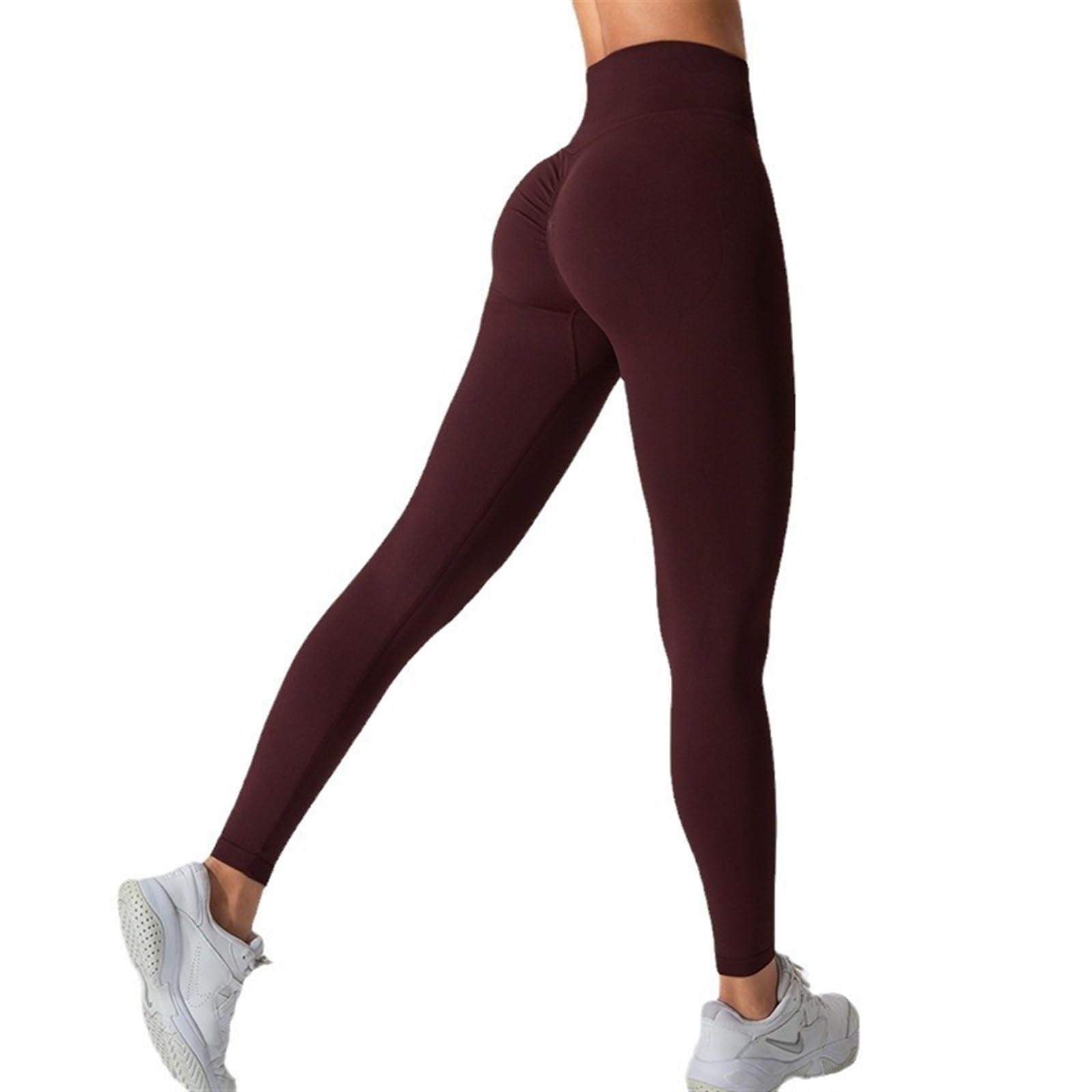Genérico 2 Uds Mallas Gimnasio Mujer Cintura Alta Levantamiento Glúteos Pantalones De Yoga Deportivos Ajustados Fitness Al Aire Libre
