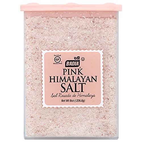 Badia Pink Himalayan Salt, Gluten Free, Kosher, 8 Ounces (Pack Of 12)