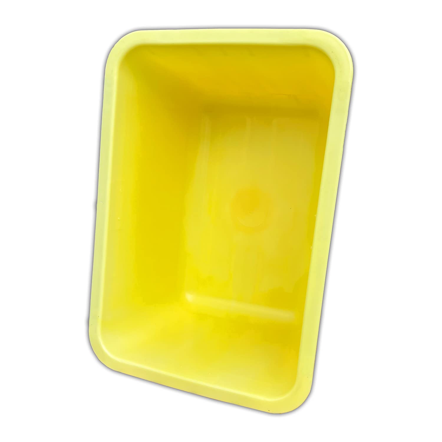 Mörtelkübel 2.Wahl gelb 200l Stahl-Schiene Mörtelwanne - Paletten Ware vom UvV-Shop - wahlweise mit oder ohne verzinkte Stahlverstärkung (Gelb ohne Stahlverstärkung, 10)