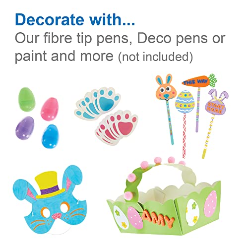 Baker Ross FX535 Easter Egg Hunt Kit, Pack of 1 Kit, All Inclusive Easter Craft Kit for Kids, Green, Purple, Pink, Blue - Image 4
