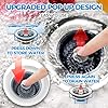 Sink Drain Strainer - Sink Stopper Kitchen Drain, 3 in 1 Kitchen Sink Drain Strainer with Anti-Clogging Basket, Kitchen Gadgets Clearance Sink Accessories, Fit US Standard 3-1/2'' Sink Hole, Silver #2