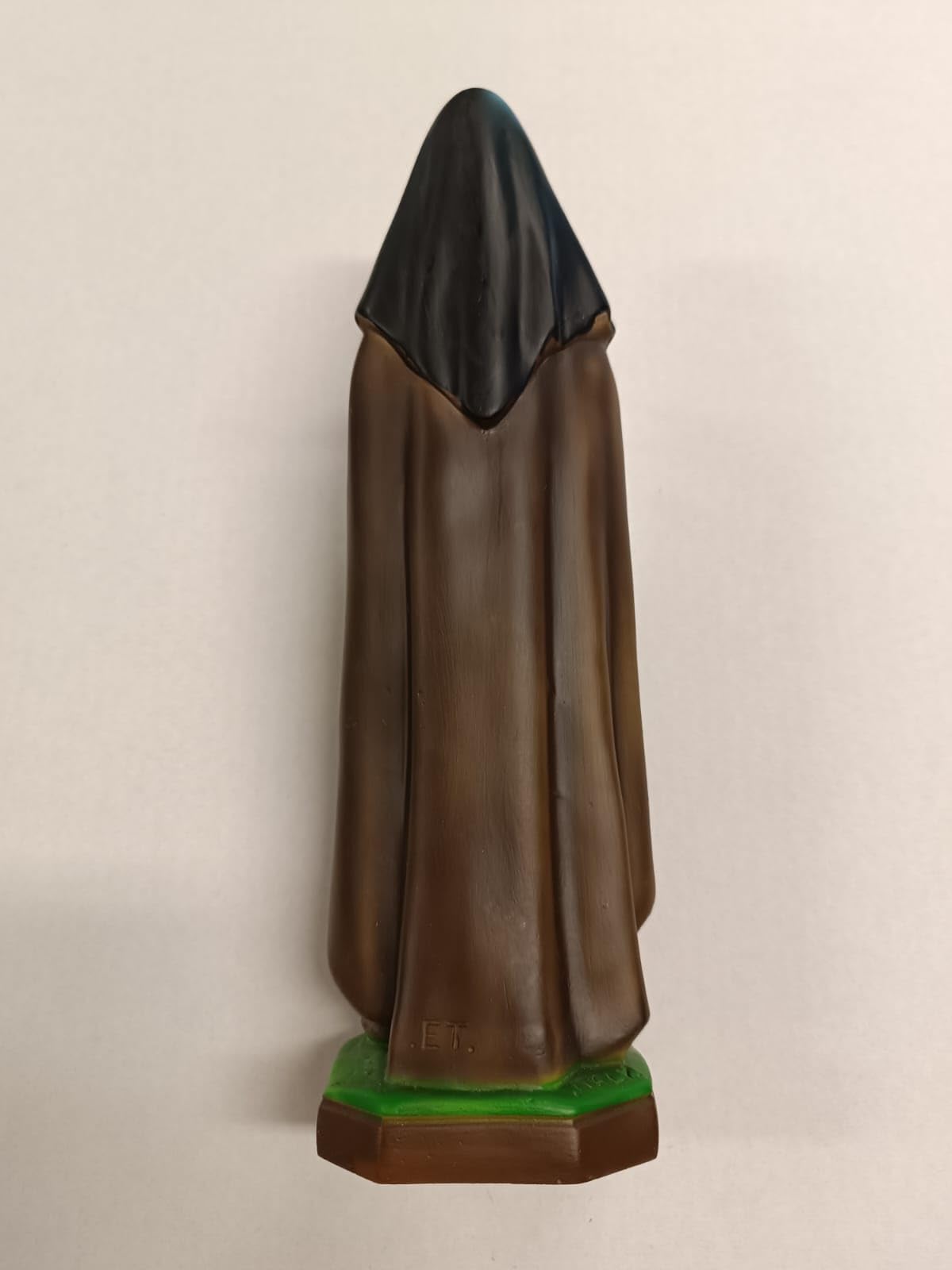 Generico ArteSacracaravaggio Statua di Santa Chiara d'Assisi cm 30 (11,81 inches) in marmo resina piena decorata a mano di produzione artigianale italiana