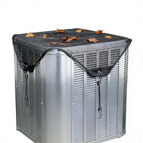 FeciFeco Air Conditioner Covers for Outside Units 36'' x 36'', AC Mesh Covers for Outside Unit, Ac Shade for Outside Unit, Breathable HVAC Top Universal Defender for All Season (Mesh, 36' x 36')