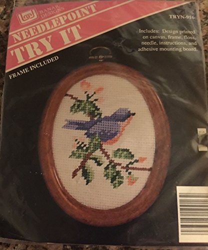Blue Jay - Needlepoint Try It Banar Designs Kit TRYN-916
