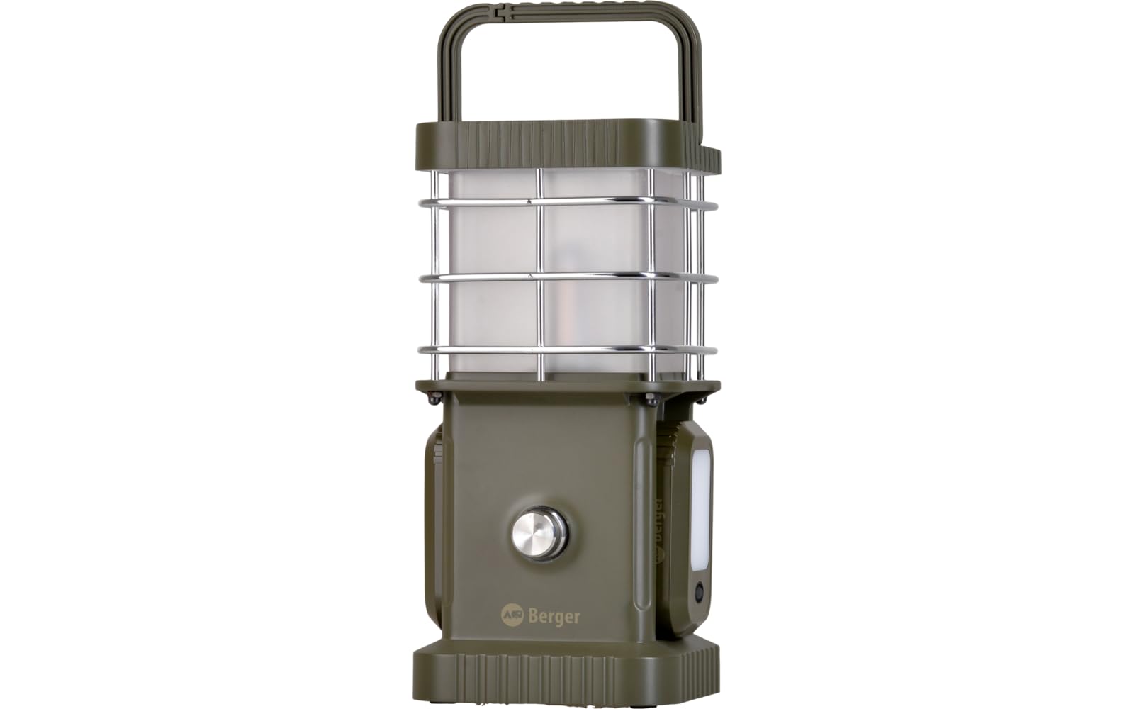 BERGER Samar Campinglaterne | Campinglampe mit Powerbank & Bluetooth Lautsprecher | aufladbare Lampe Campingleuchte ohne Strom mit Akku & USB Kabel | Camping Laterne für Outdoor Zelt Stromausfall