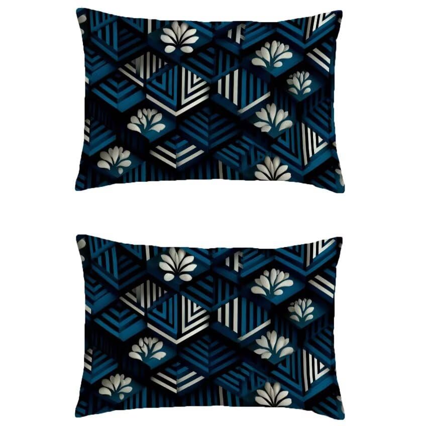 Housse coussin de jardin extérieur imperméable turquoise 80x100cm déco bohème rectangulaire