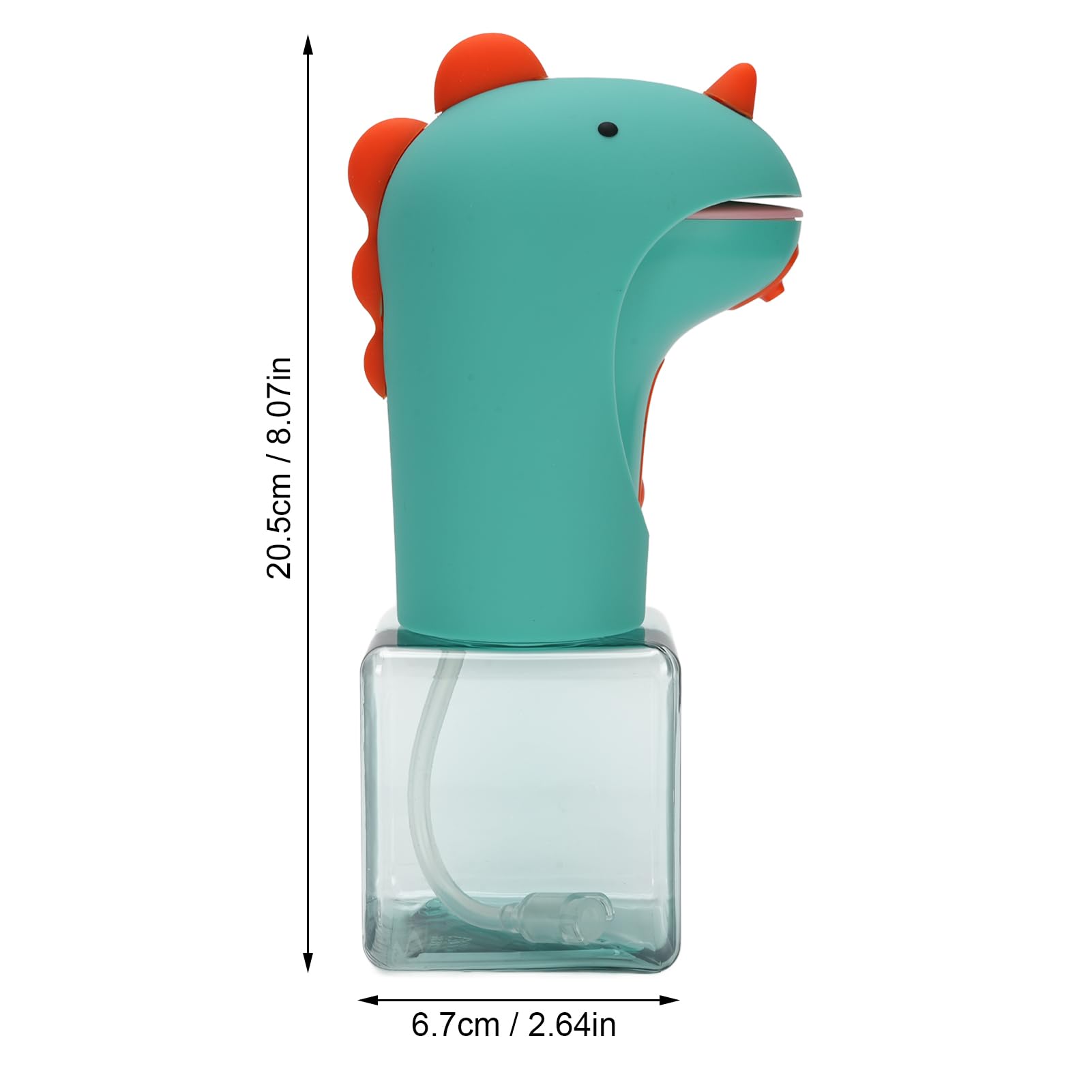 Automatyczny dozownik mydła lvifloae Dinosaur Uroczy bezdotykowy dozownik mydła w pianie do łazienki i kuchni Materiał ABS Dzieci Dorośli Zabawa w mycie rąk