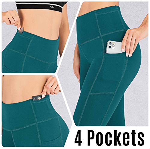 IUGA Leggings para mulheres com bolsos, cintura alta, calças de ioga para mulheres, leggings elástic