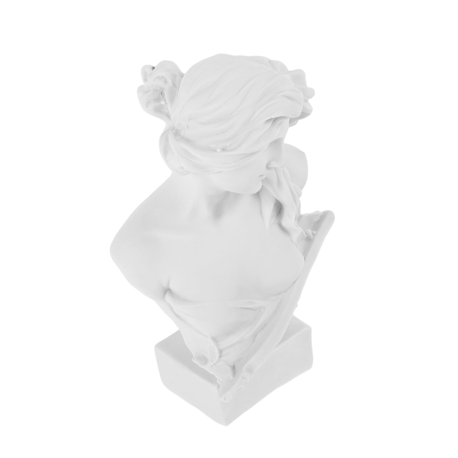 DECHOUS Musical Goddess Statue Resin Bust of Roman Female Deity Decor for Living Room and Shelf Captivating Mythology Sculpture