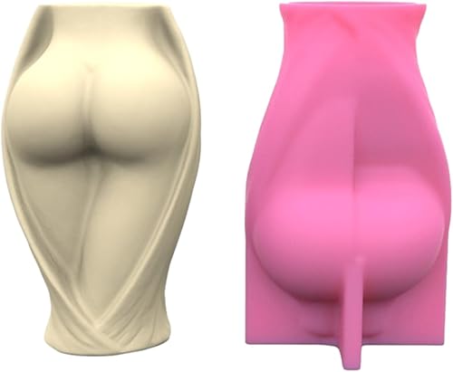 Molde de silicona para macetas de cuerpo humano, maceta de resina epoxi, molde de hormigón, molde de arcilla para manualidades, molde de arcilla