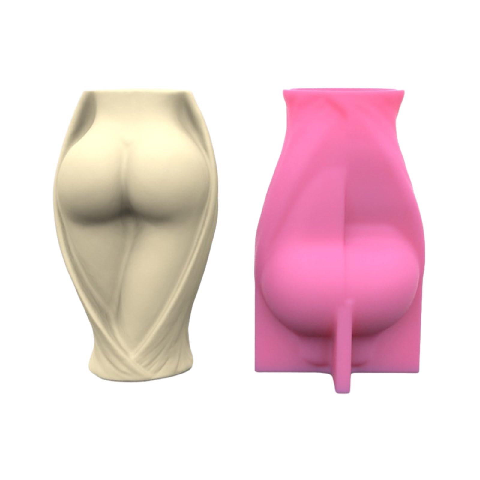 Body Flowerpot Silicone Mold Concrete Candlestick Resin Vase Planter Molds Home Decorations Pen Holder Mold