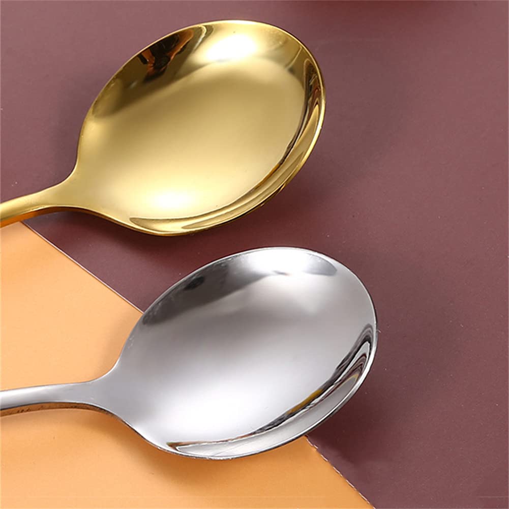 Ensembles De Couverts, Ensemble De Couverts 24 Pièces, Service pour 6, Ensemble d'argent en Acier Inoxydable pour La Maison/Bureau/De La Fête, De La Boîte-Cadeau Haut De Gamme,Pink Gold