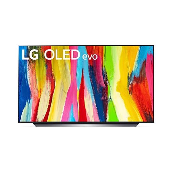 LG 48-Inch Class OLED evo C2 Series Alexa Built-in 4K Smart TV, 120Hz Refresh Rate, AI-Powered 4K, Dolby Vision IQ and Atmos, WiSA Ready, Cloud Gaming (OLED48C2PUA, 2022) (Renewed)