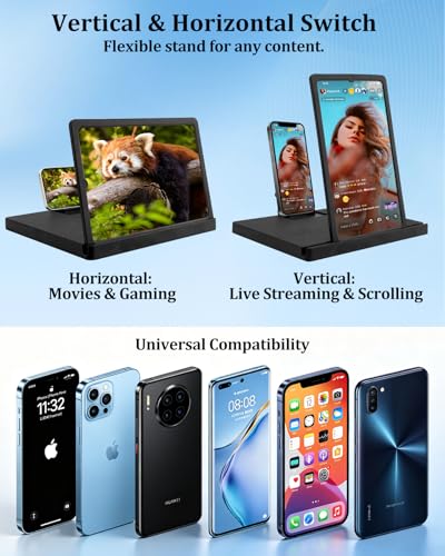 Lupa de pantalla de teléfono de 12 pulgadas que alivia la fatiga visual 4