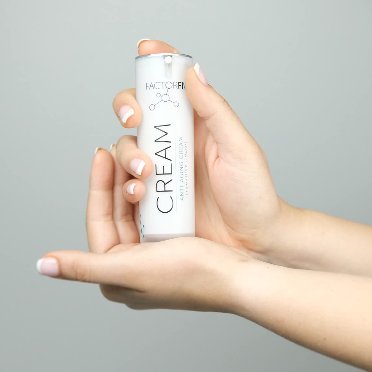 FACTORFIVE Age Defying Cream with Stem Cell Growth Factors for Anti-Wrinkle, Collagen Boost, and Acne Scarring Repair, Large Size, 1fl oz/30ml